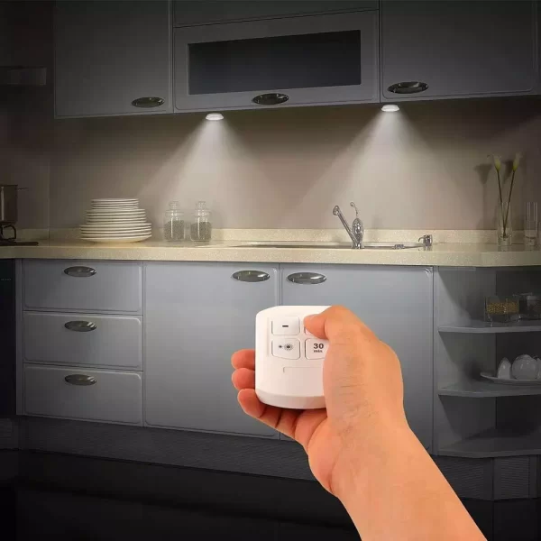 مجموعة مصابيح LED بجهاز تحكم عن بعد من 3 قطع LED Light With Remote Control Set Of 3 - Image 6