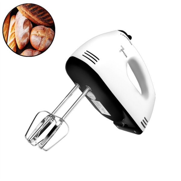 مضرب يدوي كهربائي 7 سرعات تربو 4 مضرب من الإستانلس ستيل Portable Hand Mixer Machine - Image 6