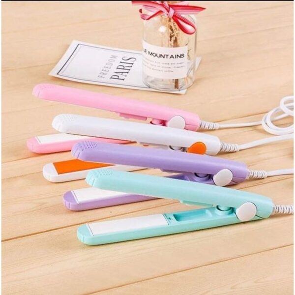 مكواة شعر صغيرة ميني لفرد الشعر درجة حرارة 374 فهرنهايت Mini Hair Straightener - Image 3