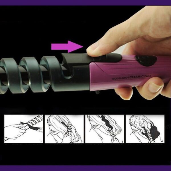 Sonar Sn-1011 مكواه عمل الشعر كيرلى للنساء - Image 8