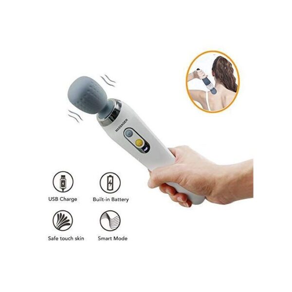 يد المساج السحرية - جهاز تدليك الجسم والرقبة والقدم في المنزل Magic Wand Massager - Image 2