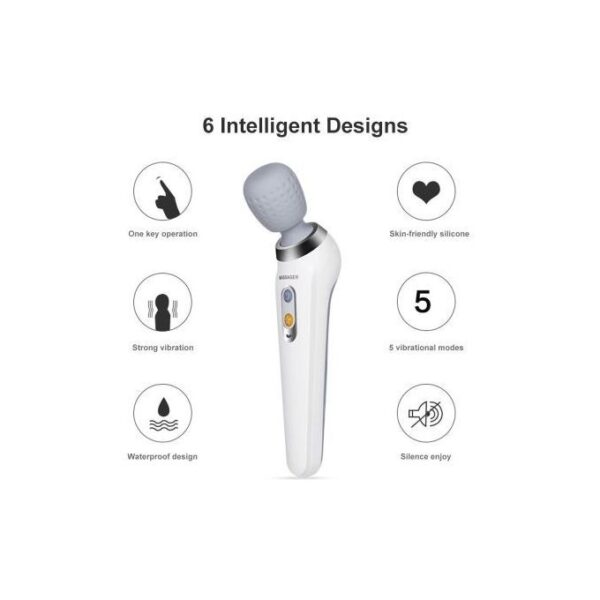 يد المساج السحرية - جهاز تدليك الجسم والرقبة والقدم في المنزل Magic Wand Massager - Image 3